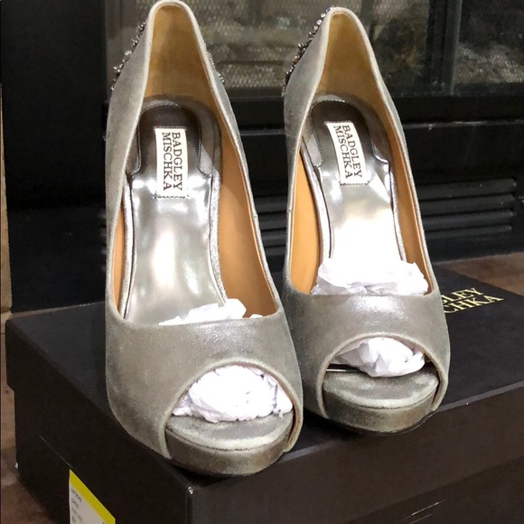 Badgle Mischka open toe heels - Picture 4 of 4